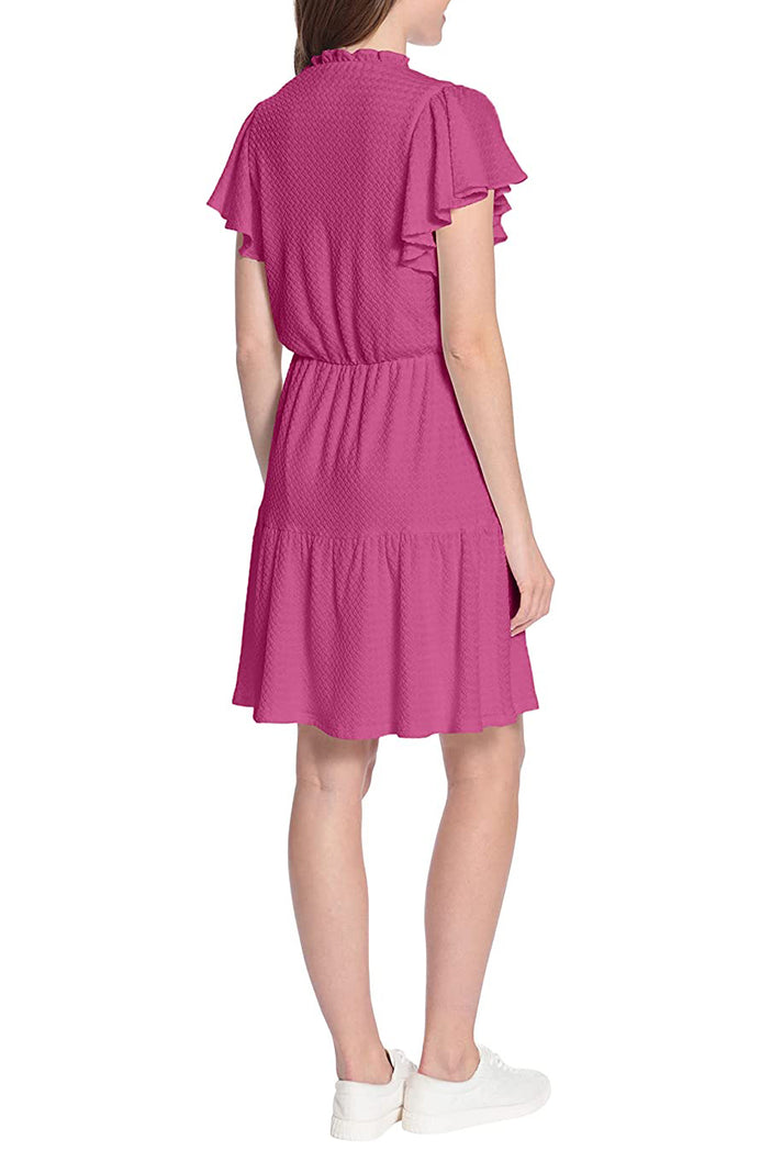 Cocktail Dresses A Line Short Cocktail Ruffle Dress Berry