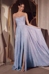 Prom Dresses Prom Long Glitter A Line Formal Gown Paris Blue