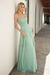 Formal Dresses Long A Line Formal Dress Sage