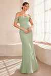 Prom Dresses Formal Long Fitted Mermaid Prom Dress Sage