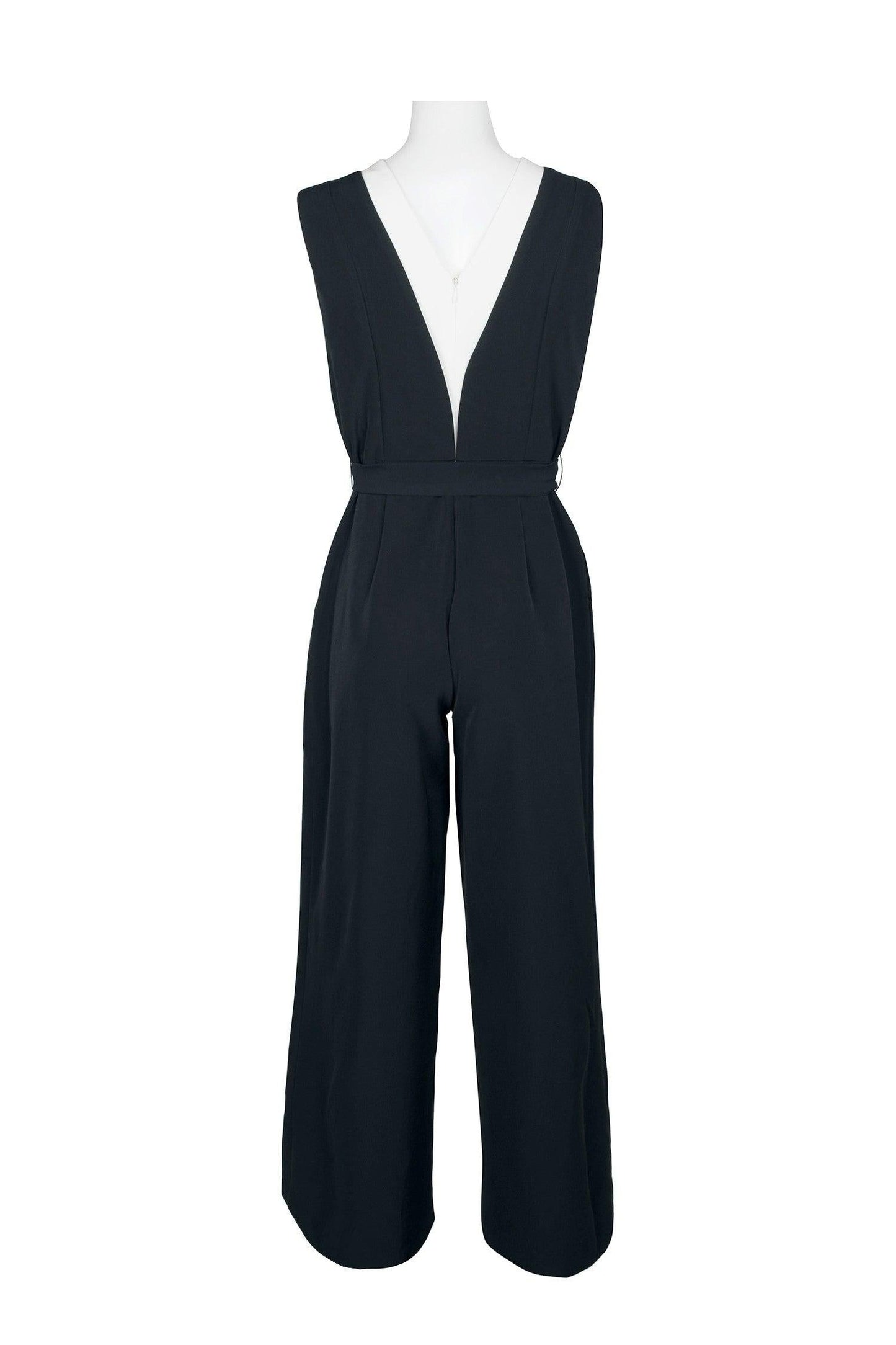 Tahari Long Formal Sleeveless Jumpsuit - The Dress Outlet