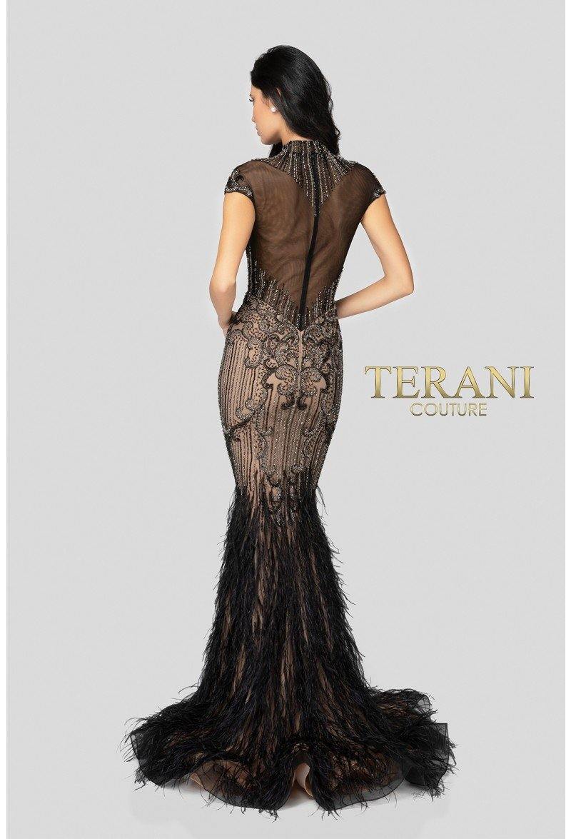 Terani Couture Fitted Long Prom Dress 1721GL4446 - The Dress Outlet