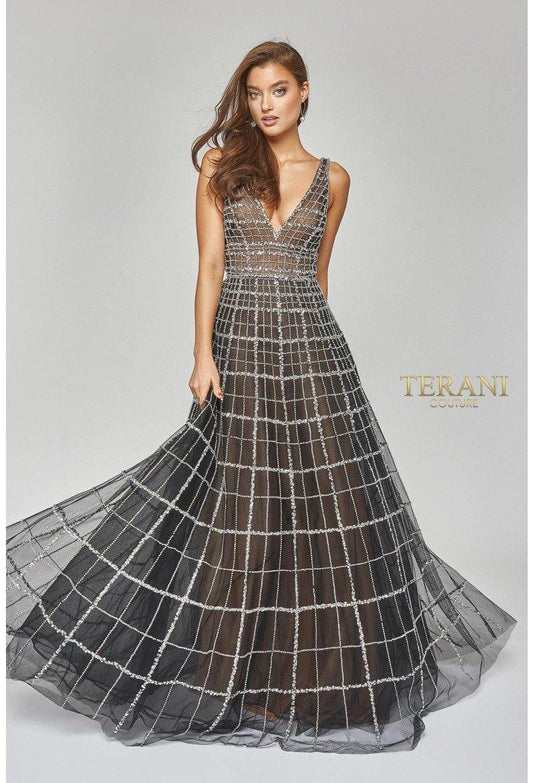 Terani Couture Fitted Long Prom Dress 1922GL0663 - The Dress Outlet
