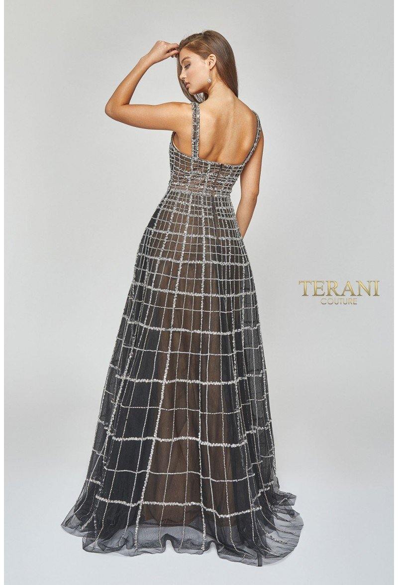 Terani Couture Fitted Long Prom Dress 1922GL0663 - The Dress Outlet