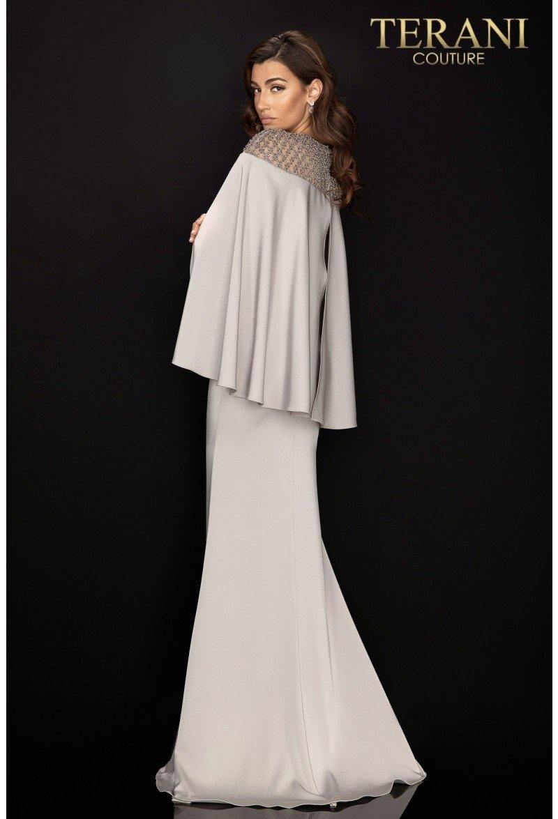 Terani Couture Long Formal Mother Of Bride Gown 2011M2155 - The Dress Outlet