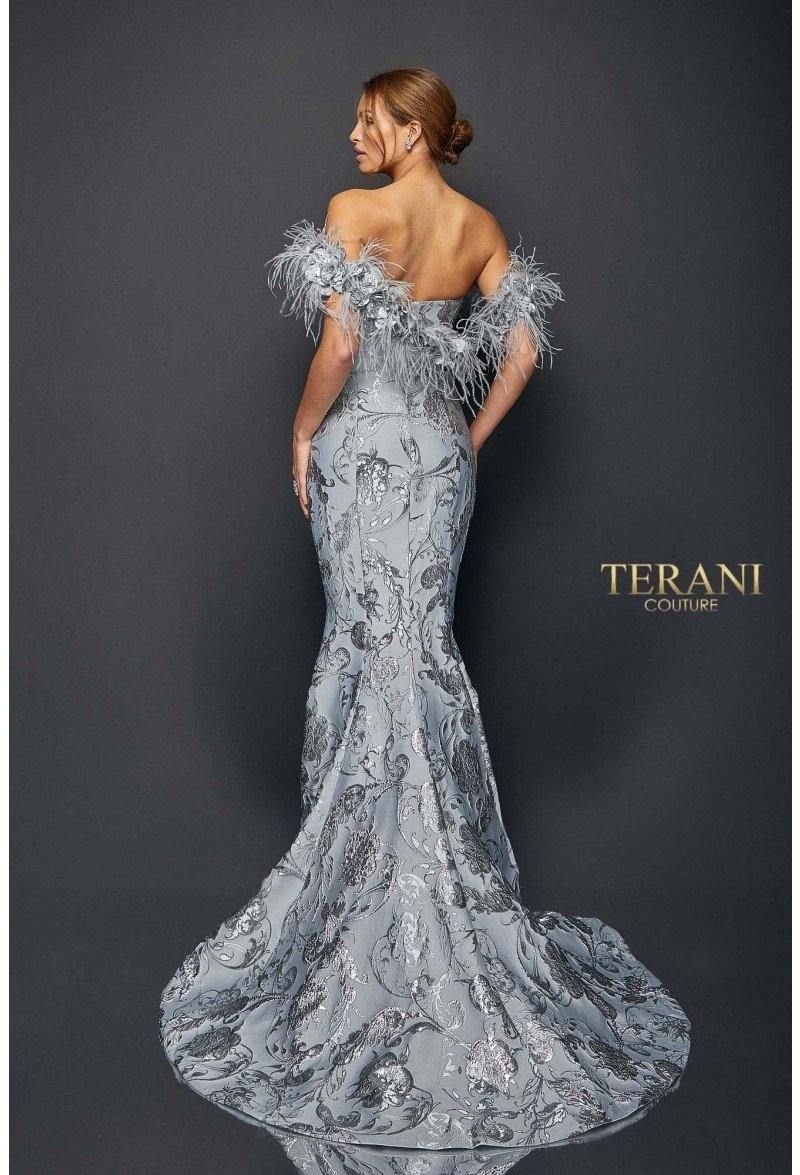 Terani Couture Long Fitted Prom Dress 1921E0136 - The Dress Outlet