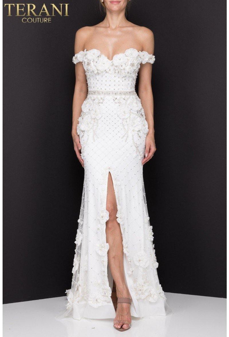 Terani Couture Long Fitted Prom Dress 1922GL0682 - The Dress Outlet