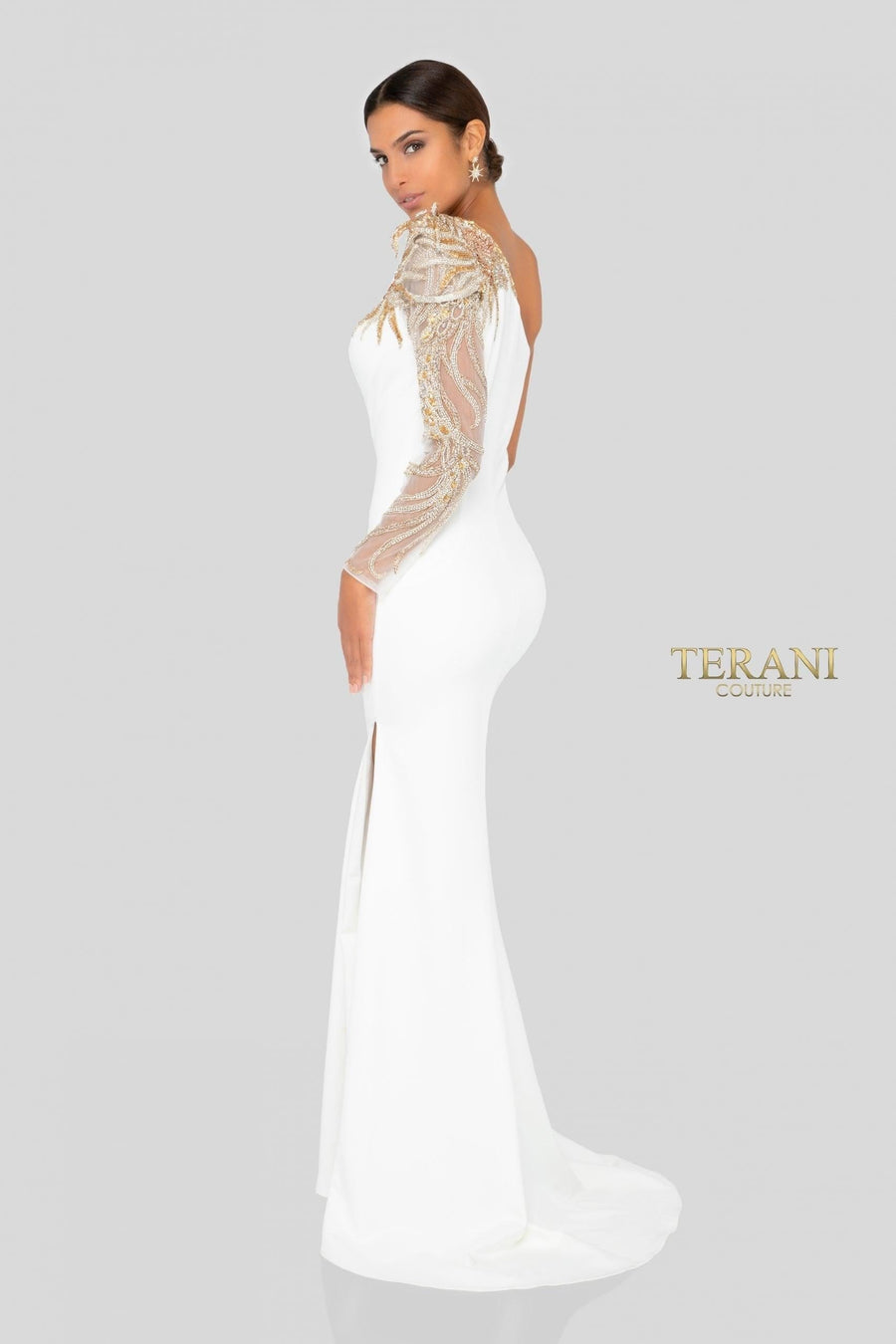 Terani Couture Long Formal Prom Gown 1911E9094 - The Dress Outlet