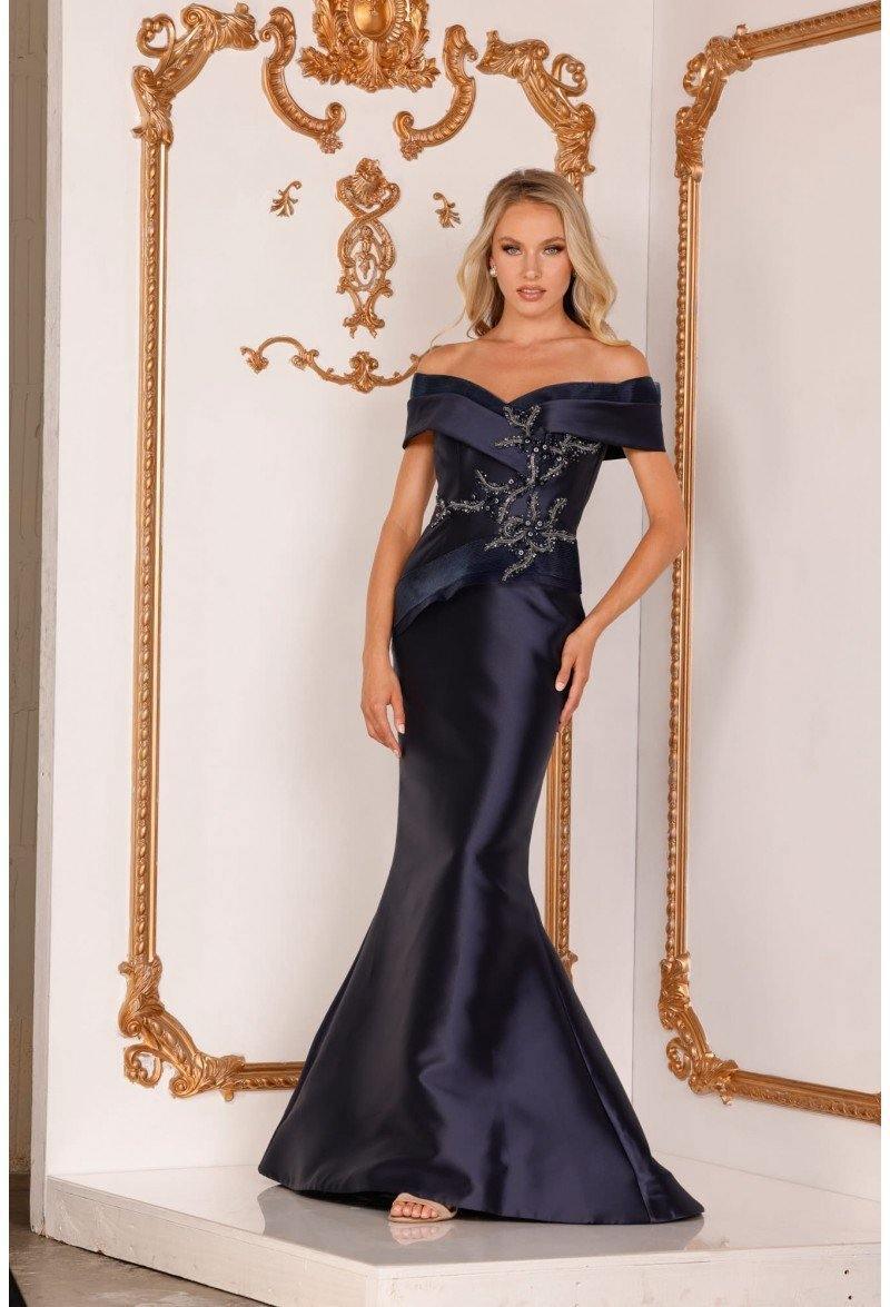 Terani Couture Long Mother Of Bride Dress 2011M2159 - The Dress Outlet