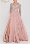 Terani Couture Long Mother of the Bride Dress 2011M2464 - The Dress Outlet