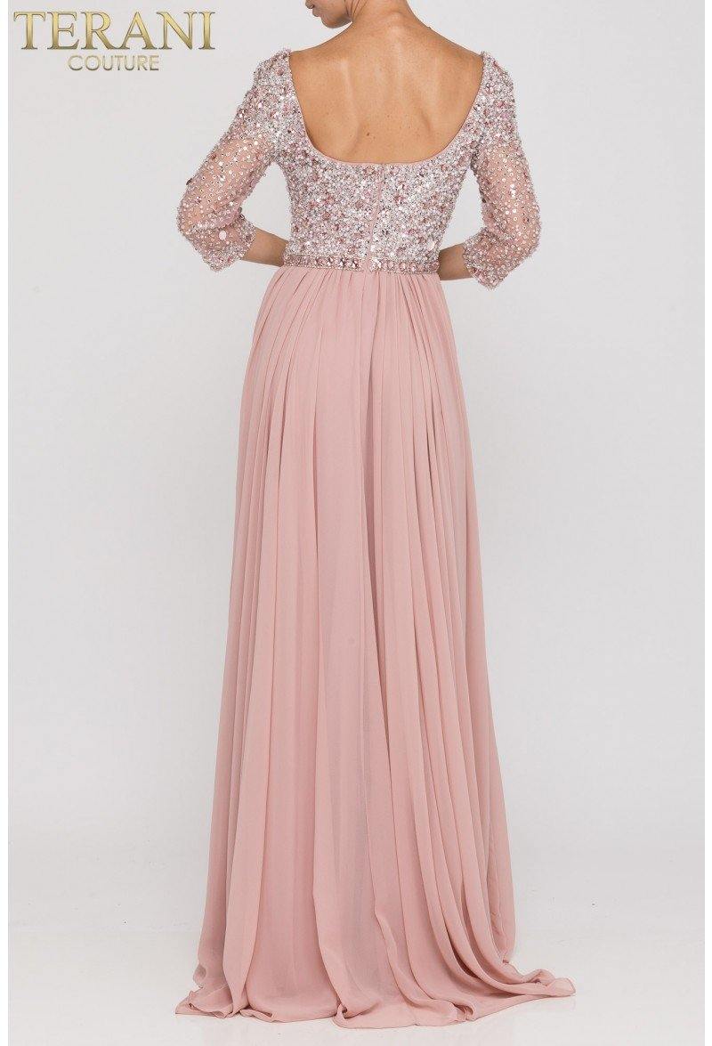 Terani Couture Long Mother of the Bride Dress 2011M2464 - The Dress Outlet