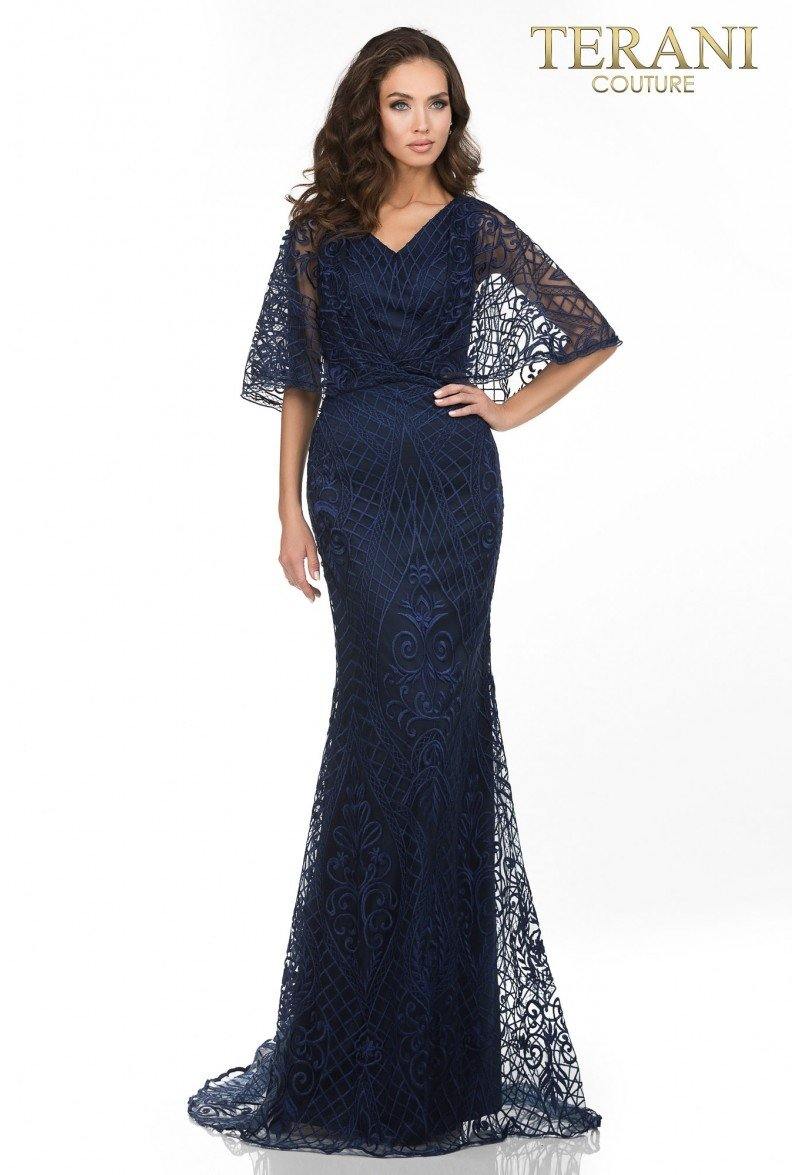 Terani Couture Long Mother of the Bride Dress 2011M2466 - The Dress Outlet