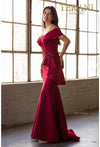 Terani Couture Long Off Shoulder Prom Dress 1911M9339 - The Dress Outlet