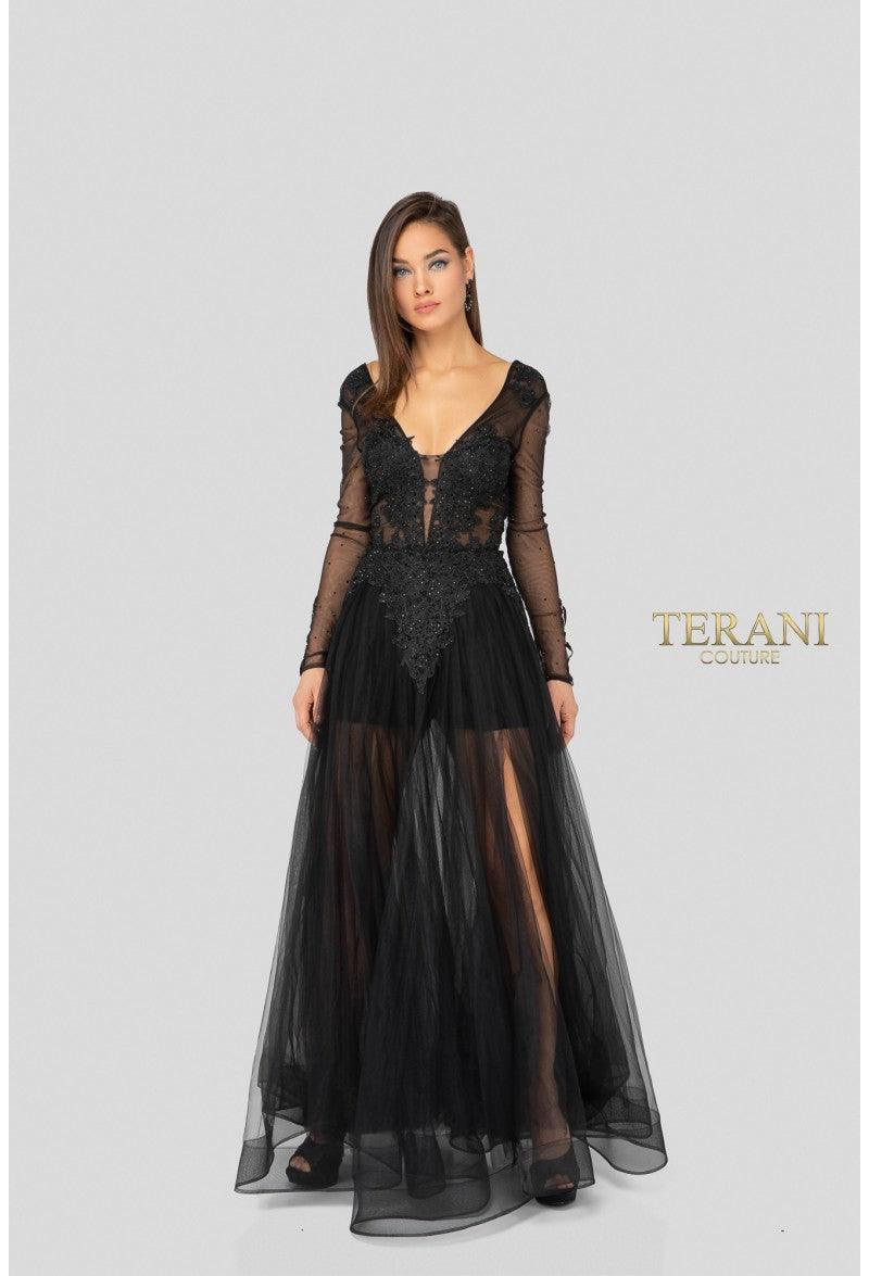 Terani Couture Long Prom Dress 1915P8344 - The Dress Outlet