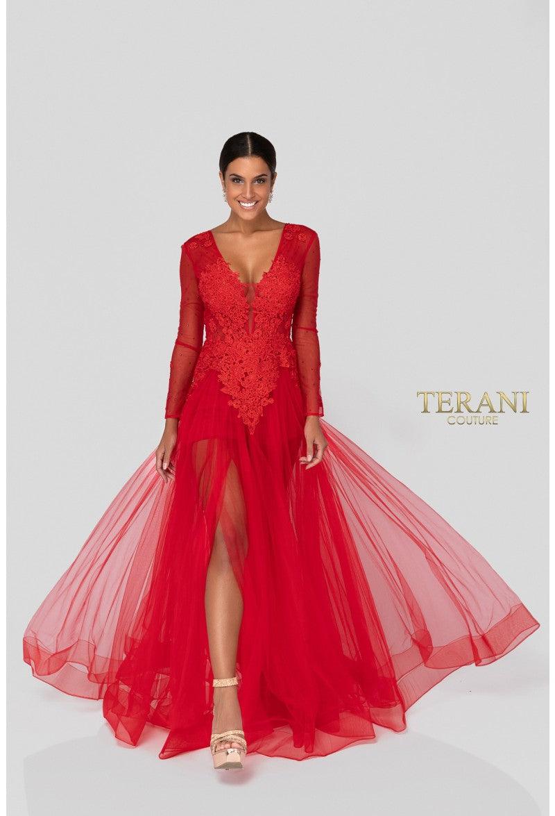 Terani Couture Long Prom Dress 1915P8344 - The Dress Outlet