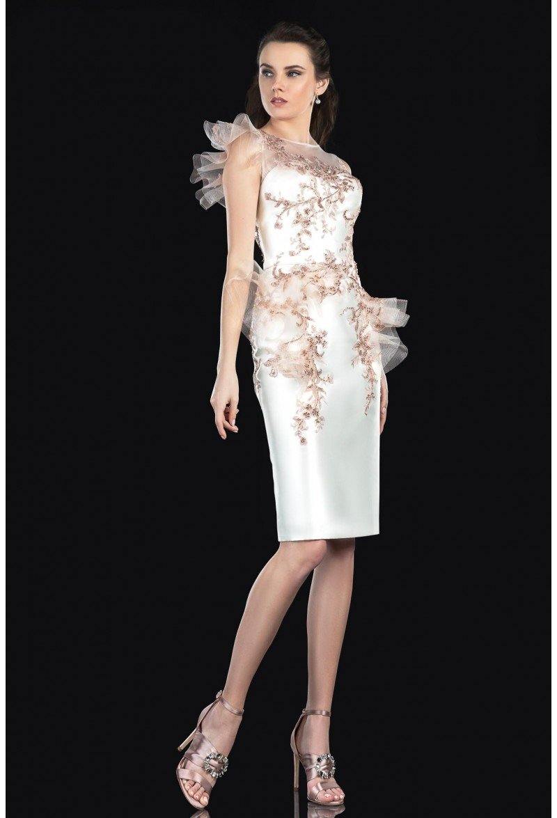 Terani Couture Short Fitted Dress 2021C2613 - The Dress Outlet