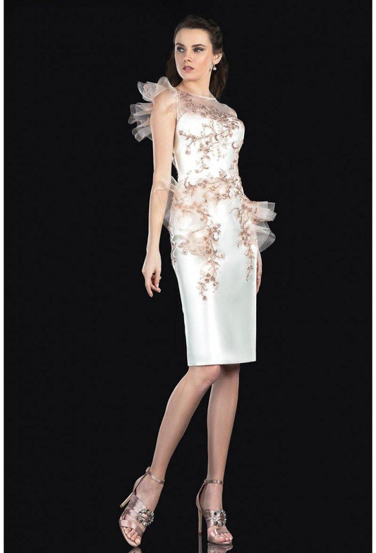 Terani Couture Short Fitted Dress 2021C2613 - The Dress Outlet