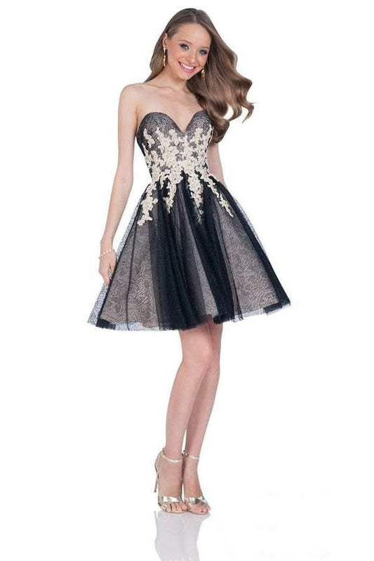 Terani Couture Short Prom Dress 1611P0134A - The Dress Outlet
