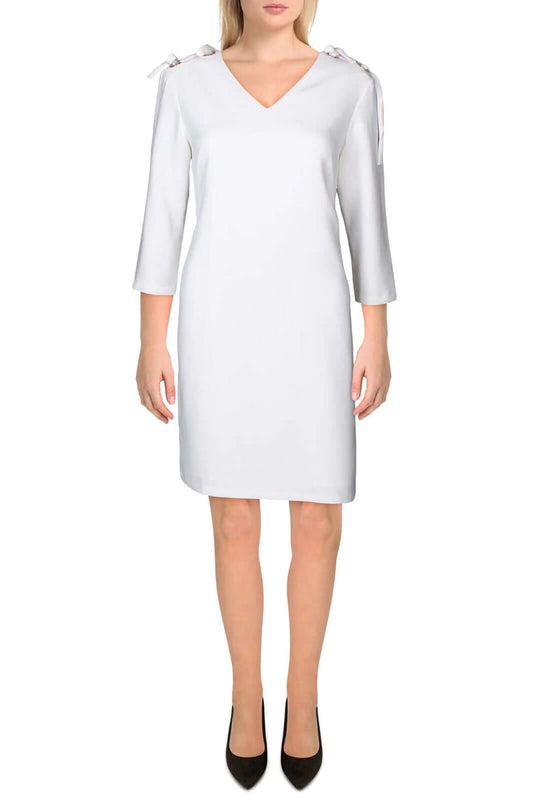 Cocktail Dresses Short Cocktail A Line Dress White
