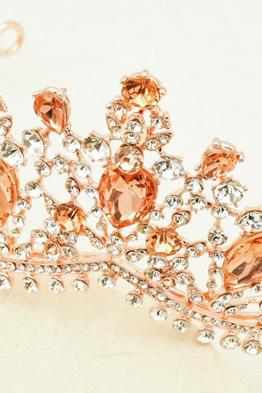 Wedding Crystal Rhinestones Tiara Crown - The Dress Outlet