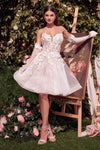 Wedding Dresses A Line Short Feather Wedding Mini Dress Off White